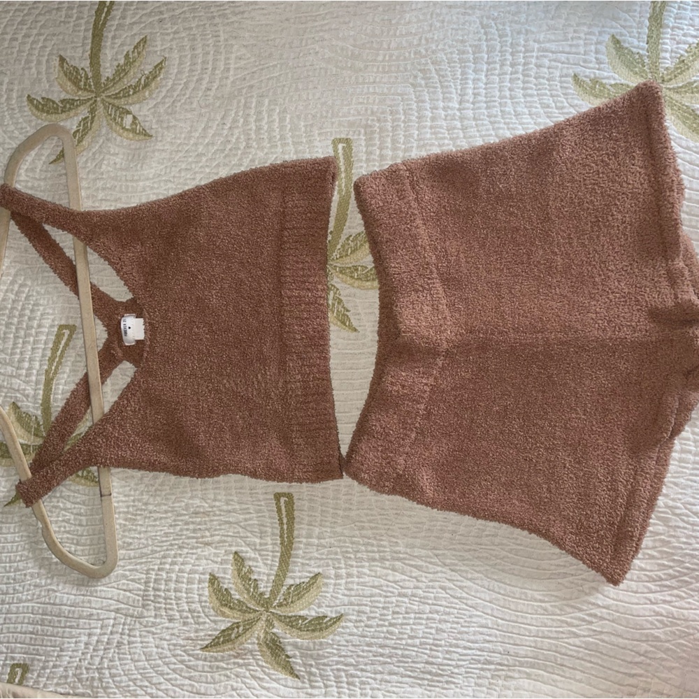 Forever 21 Soft Brown Pajama/ Relax Set
